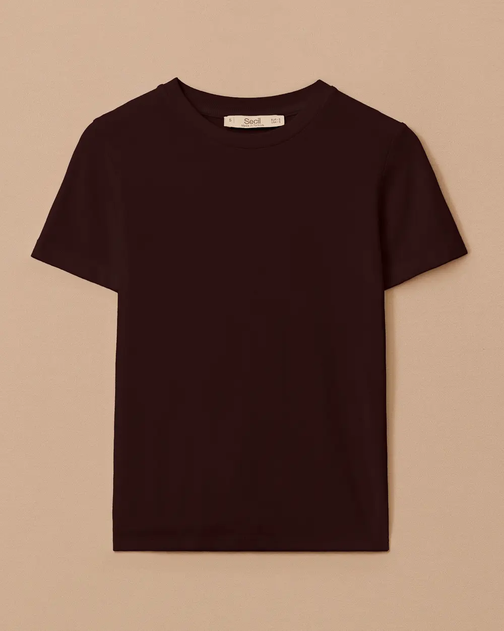 Round Neck Short Sleeve Basic T-Shirt