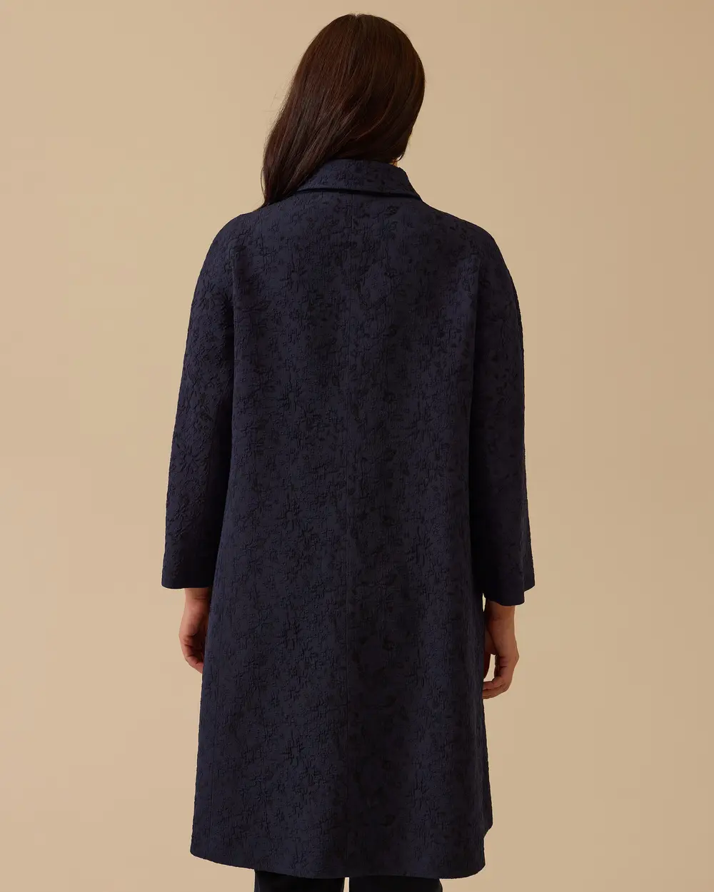 Büyük Beden Desenli Jakar Kap