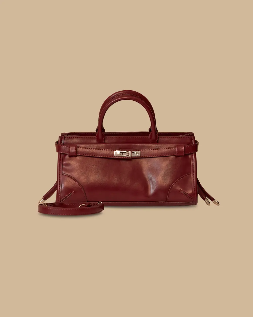 Buckle Detailed Handbag