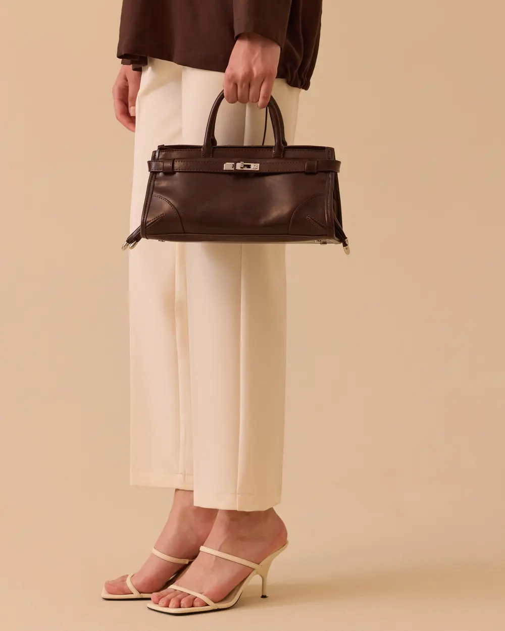 Buckle Detailed Handbag