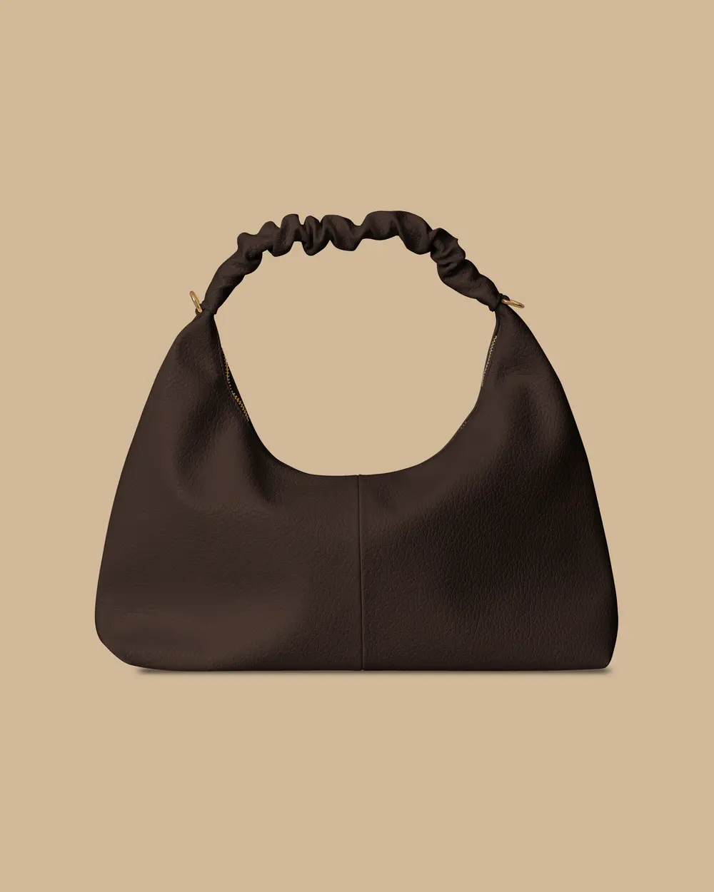 Metal Detailed Zipper Bag