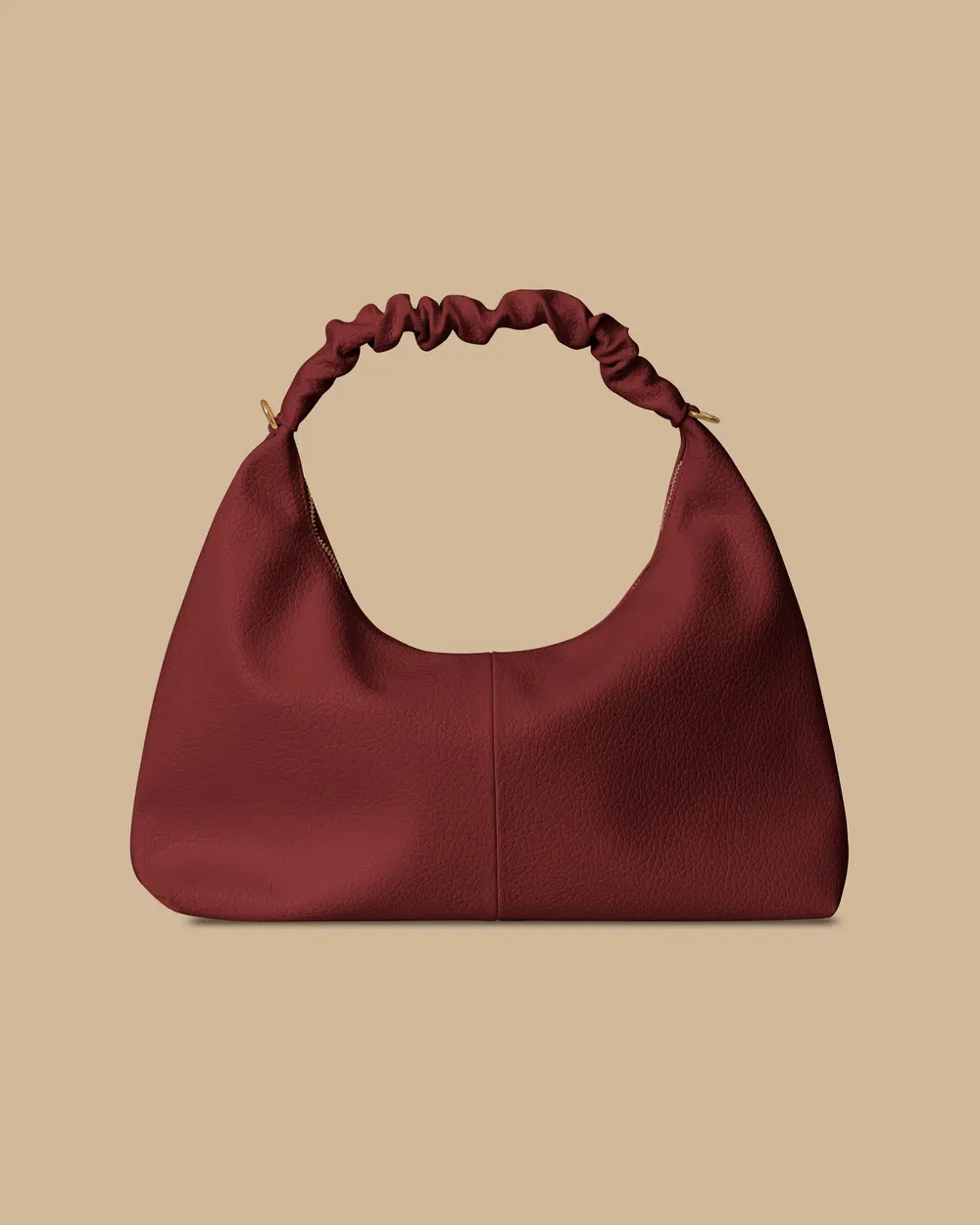 Metal Detailed Zipper Bag