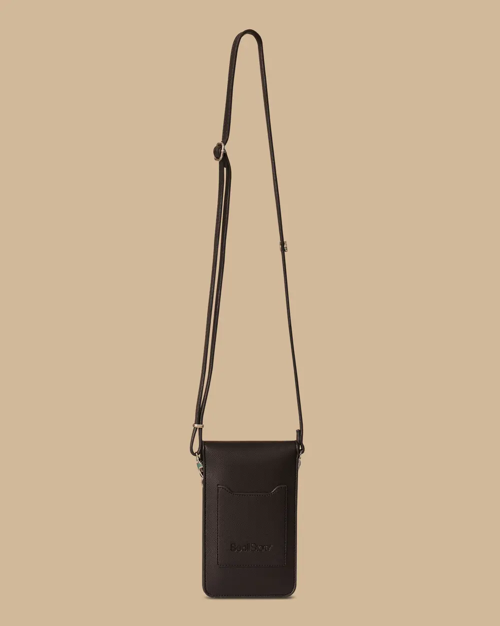 Adjustable-Strap Mini Bag with Lid