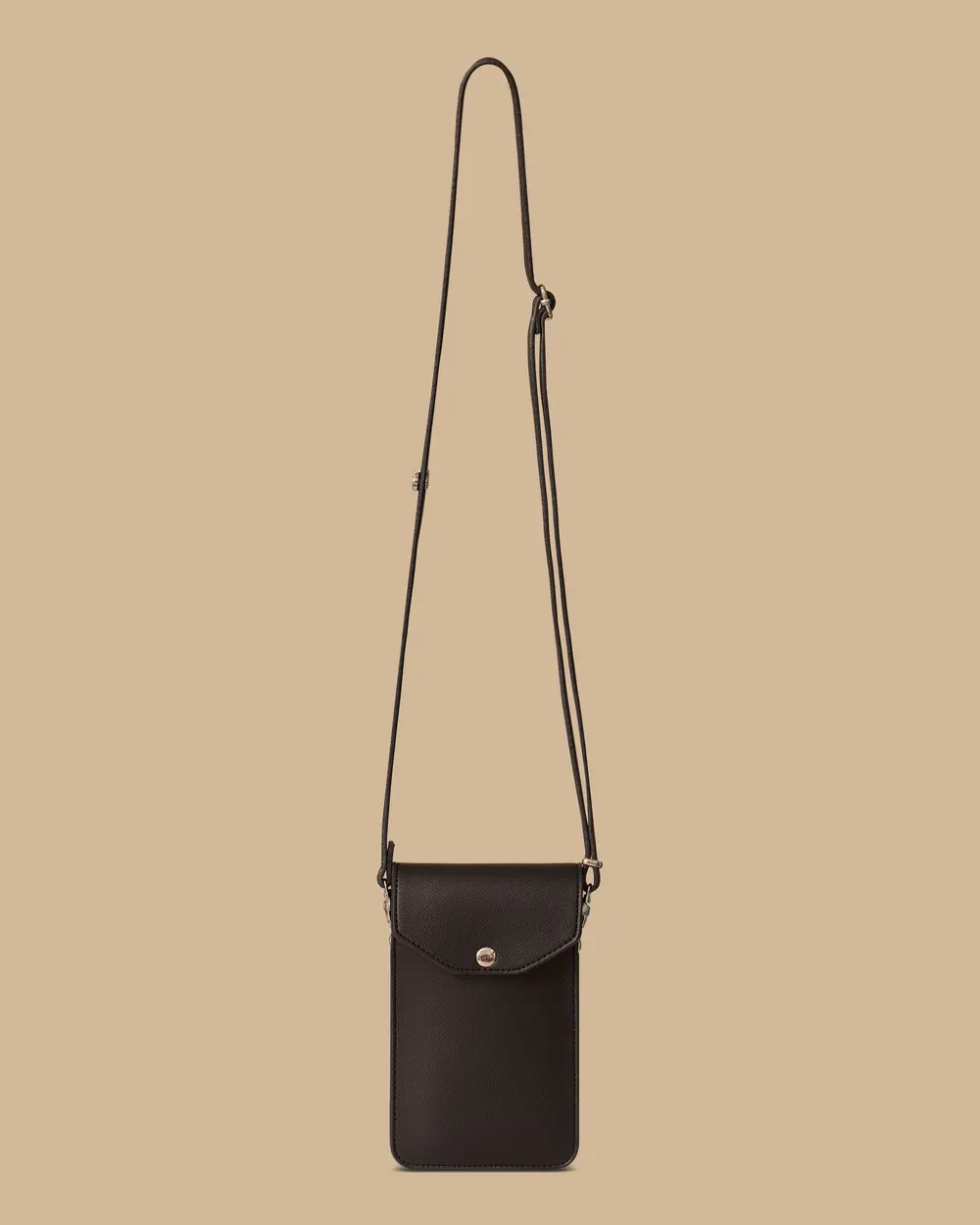 Adjustable-Strap Mini Bag with Lid