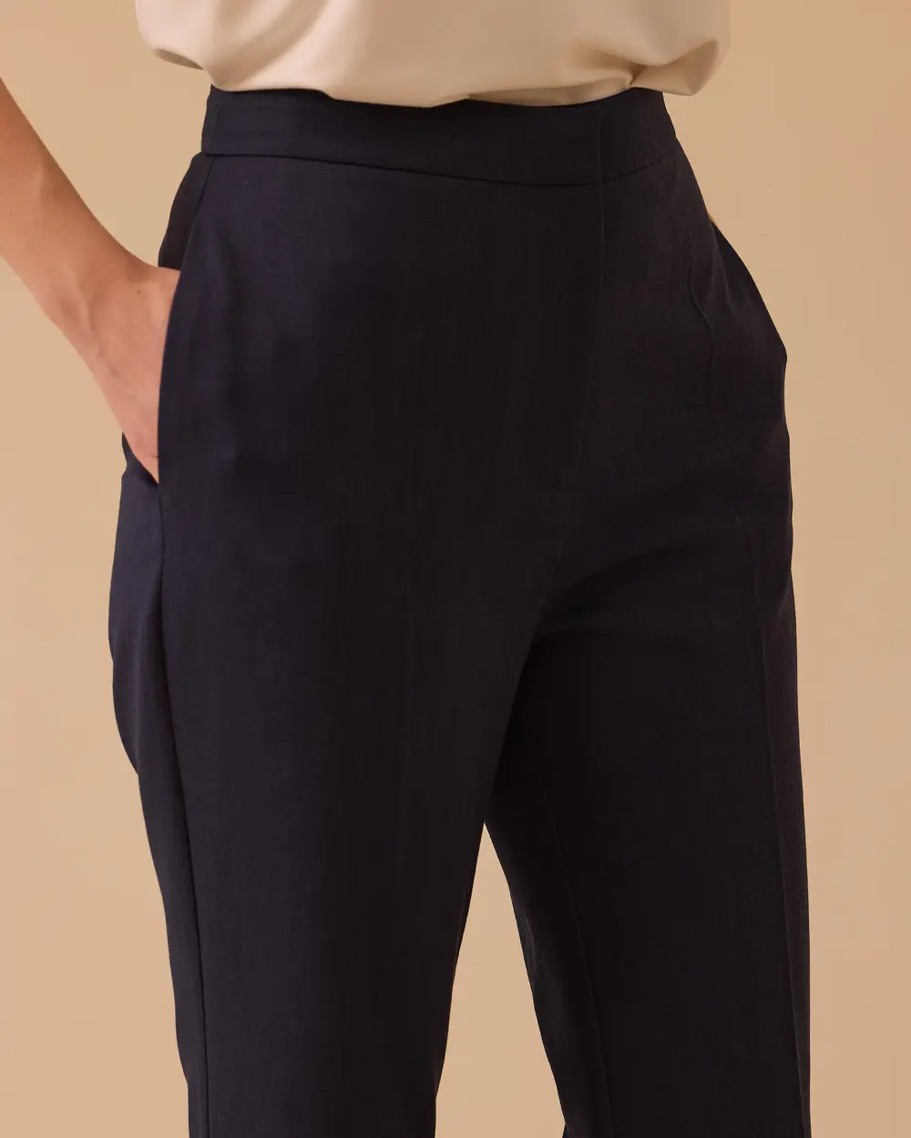 Yüksek Bel Geniş Paça Pantolon