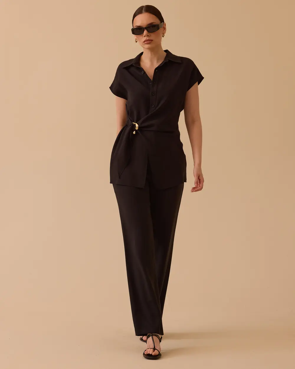 Yüksek Bel Tam Boy Pantolon