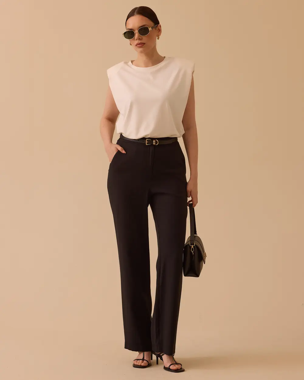 Yüksek Bel Tam Boy Pantolon