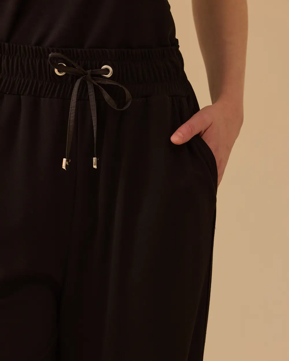 Bağcıklı Düz Kesim Eşofman Altı