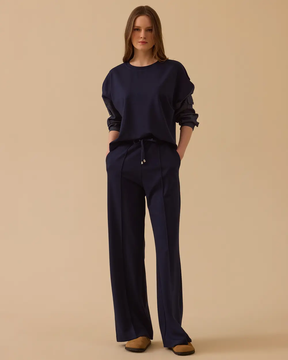 Bol Paça Cepli Eşofman Altı