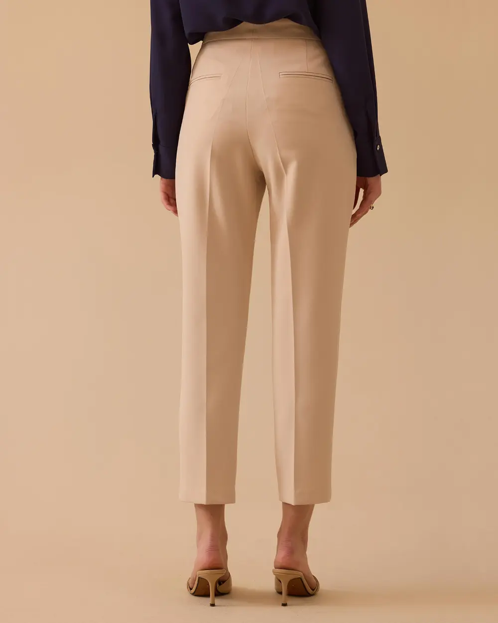 High Waist Ankle Length Pants
