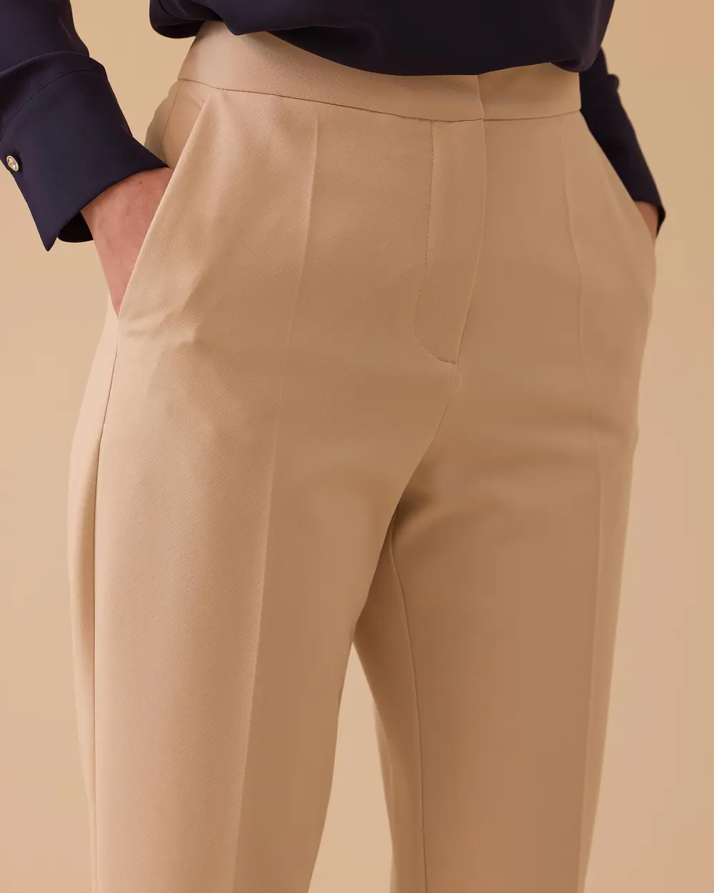 High Waist Ankle Length Pants