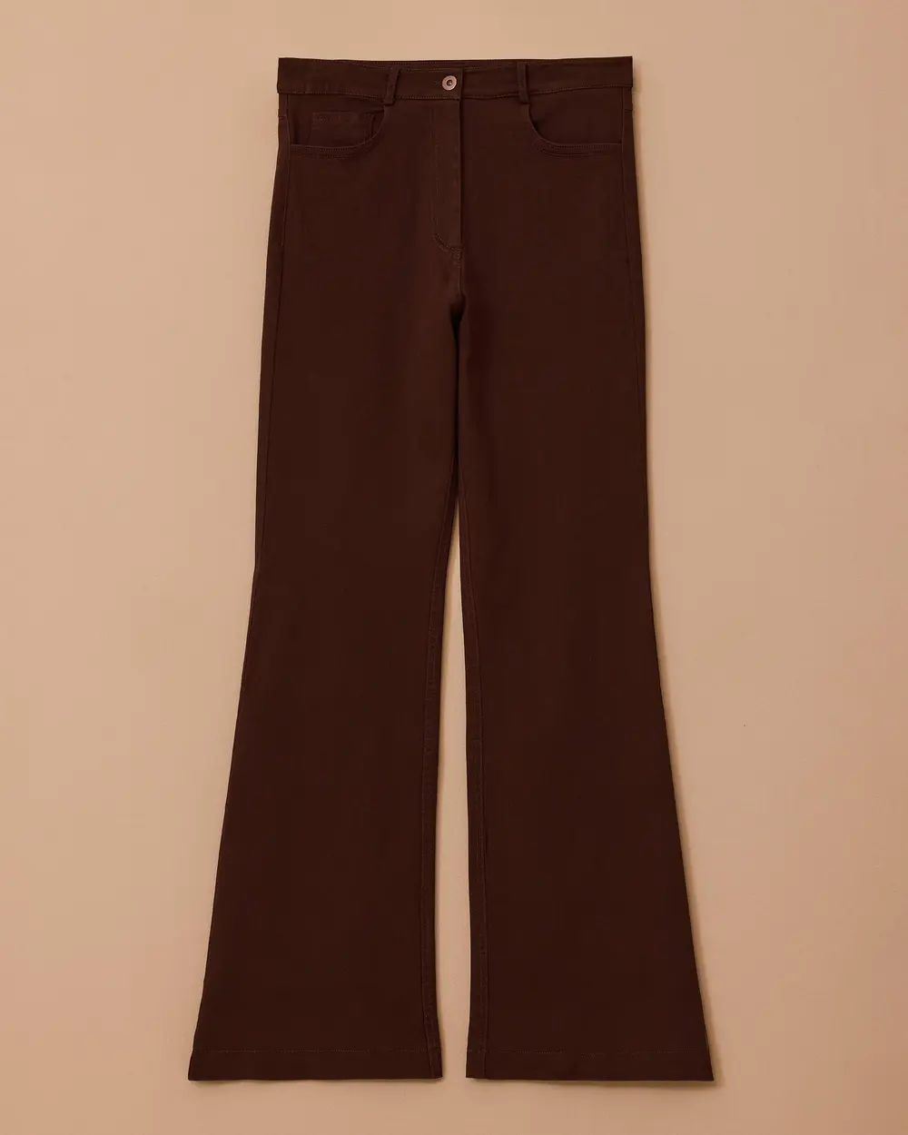 İspanyol Paça Kanvas Pantolon