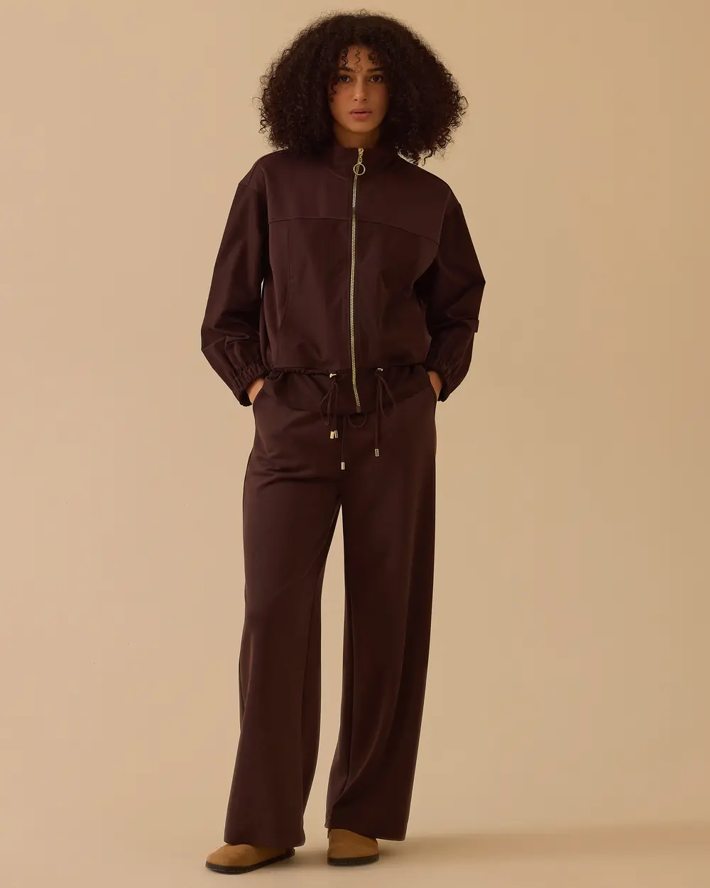 Elastik Bel Cepli Eşofman Altı