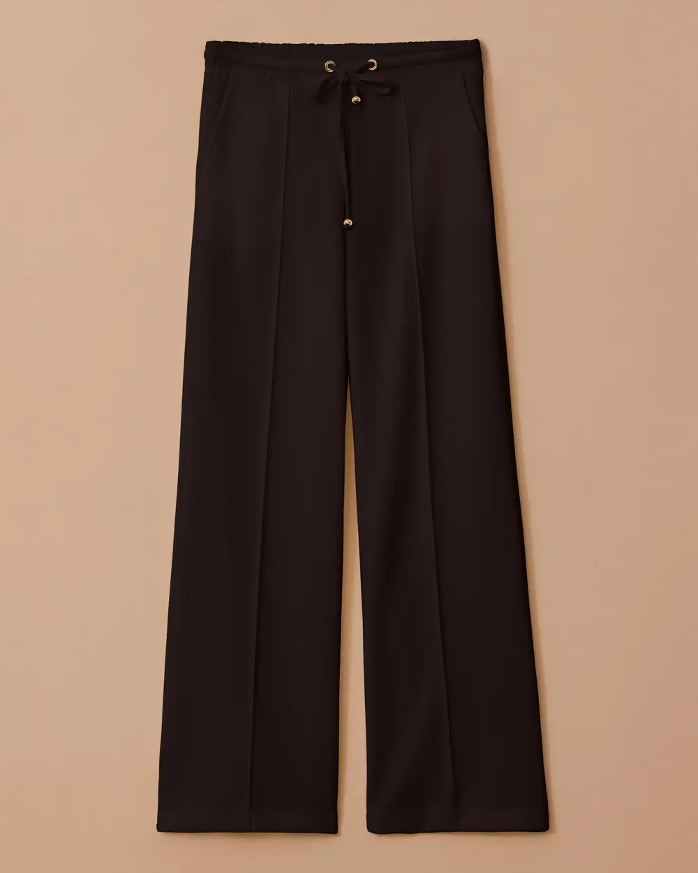 Yüksek Bel Bağcıklı Bol Paça Eşofman Altı