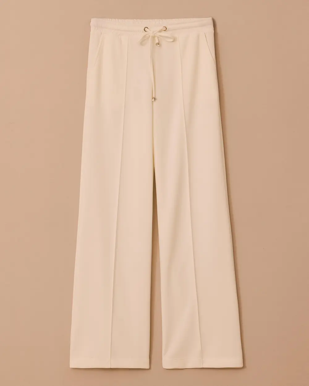 Yüksek Bel Bağcıklı Bol Paça Eşofman Altı