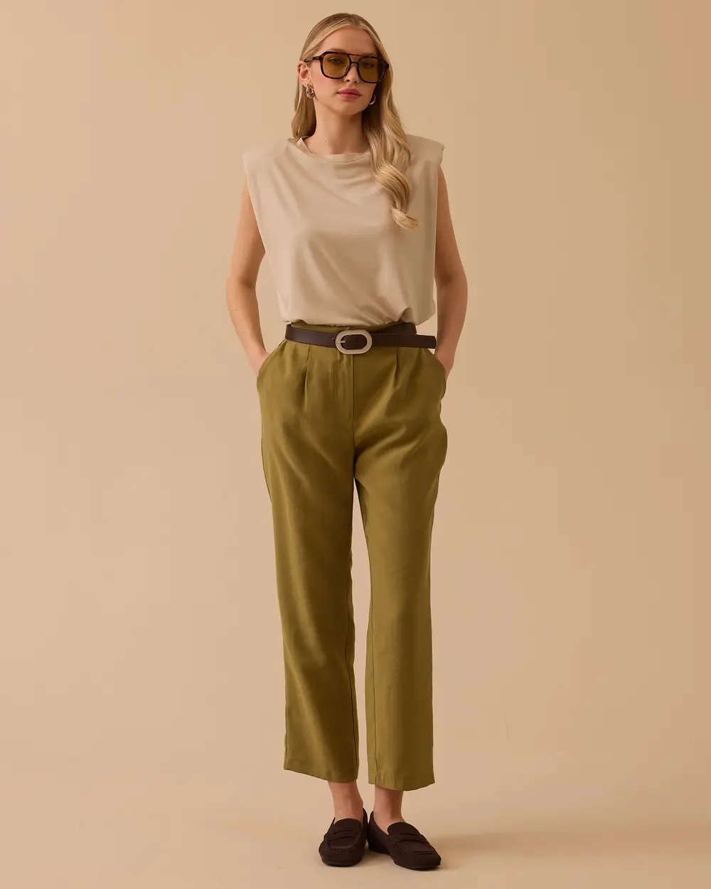 Bilek Boy Havuç Kesim Pantolon