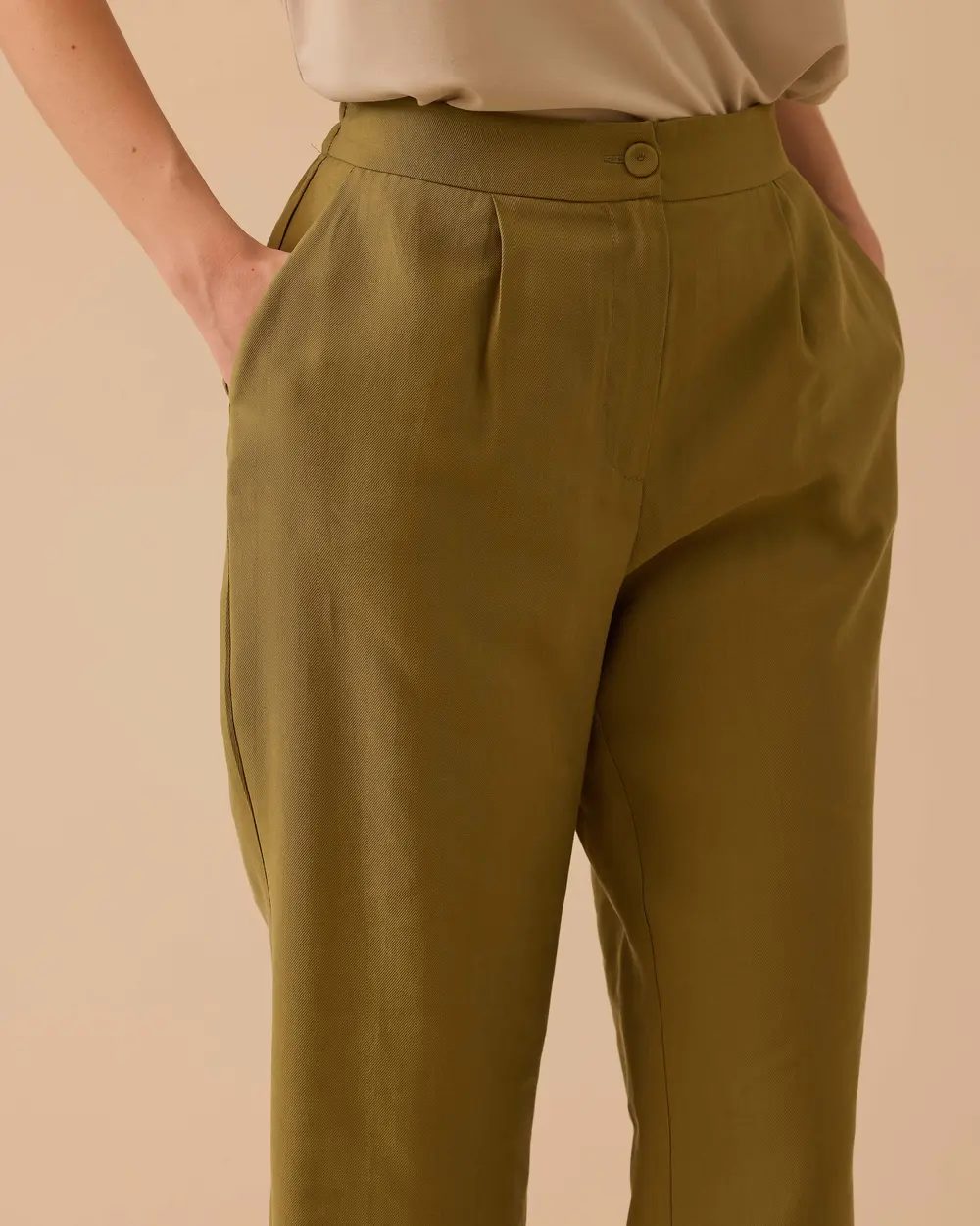 Bilek Boy Havuç Kesim Pantolon