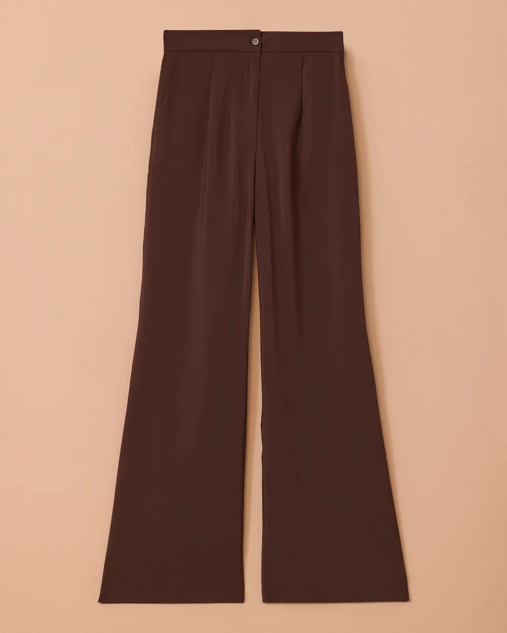 Double Pleated Full Length Linen Pants