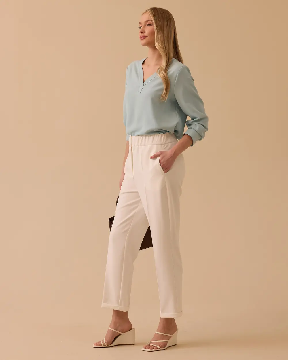 Lena Carrot Cut Ankle Length Pants