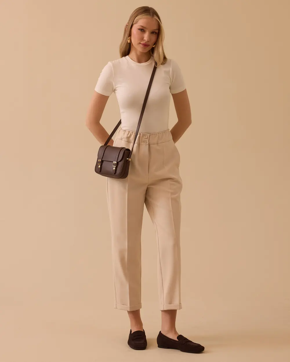 Lena Carrot Cut Ankle Length Pants