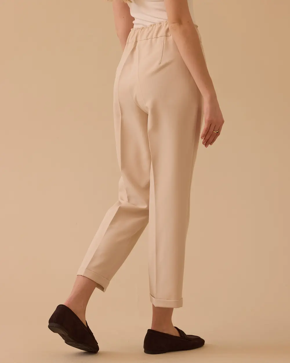 Lena Carrot Cut Ankle Length Pants