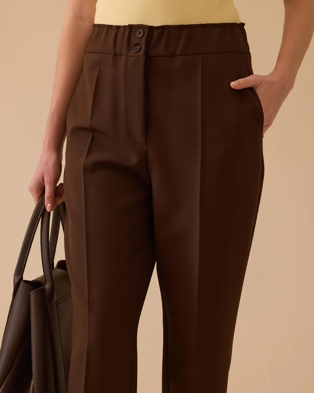 Lena Carrot Cut Ankle Length Pants