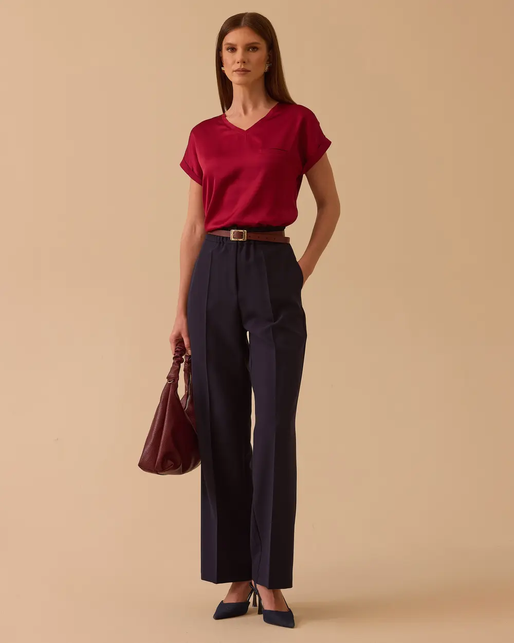Lena Piped Trousers