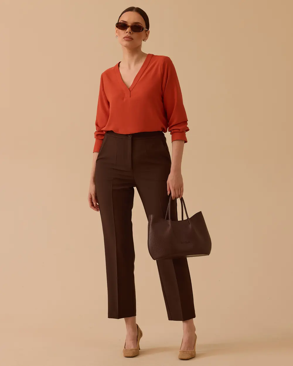 Diana Yüksek Bel Bilek Boy Pantolon