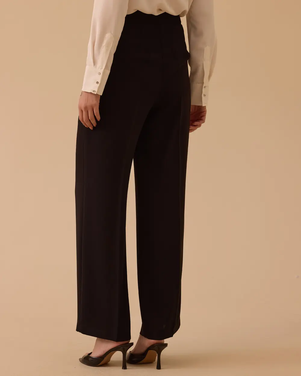 Elena Tek Pile Genis Paça Pantolon