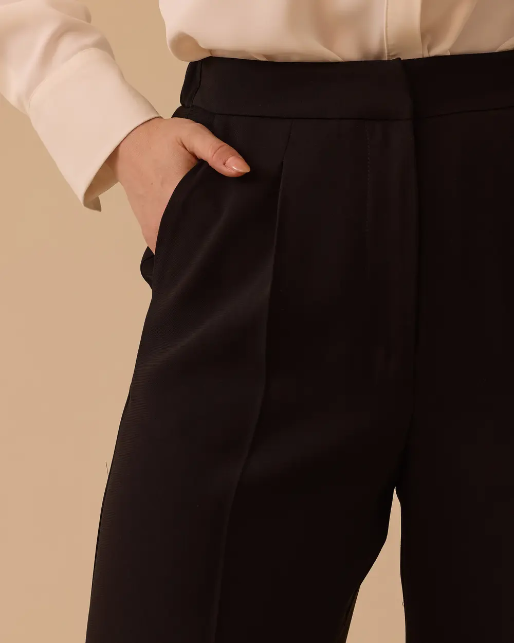 Elena Tek Pile Genis Paça Pantolon