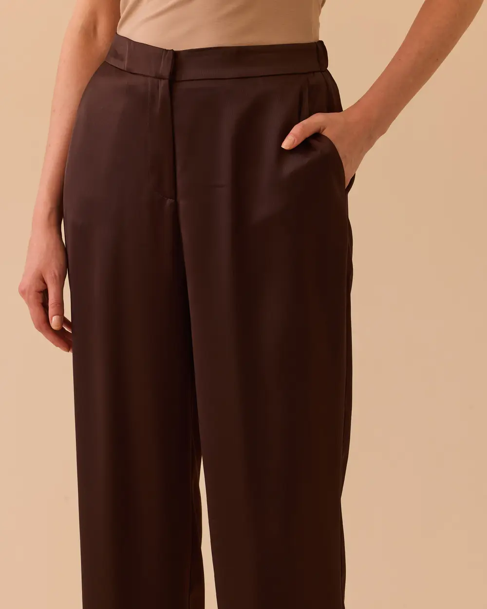 Regular Waist Carrot Cut Stylish Pants