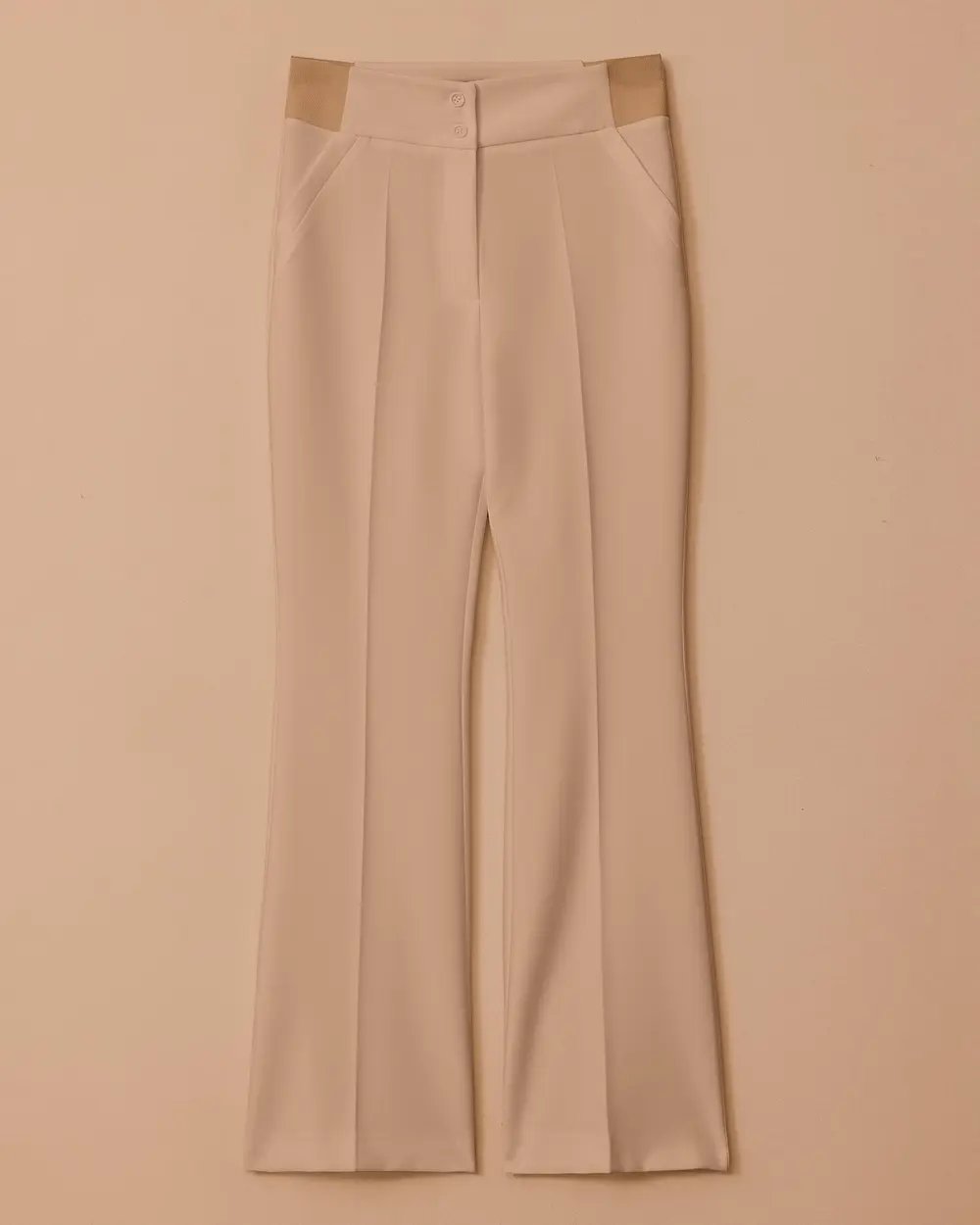 High Waist Full Length Classic Pants