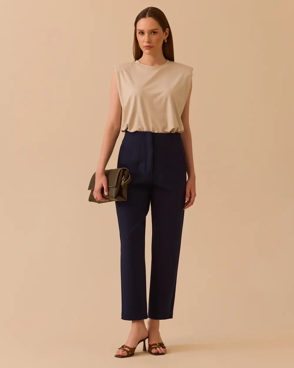 High Waist Classic Pants