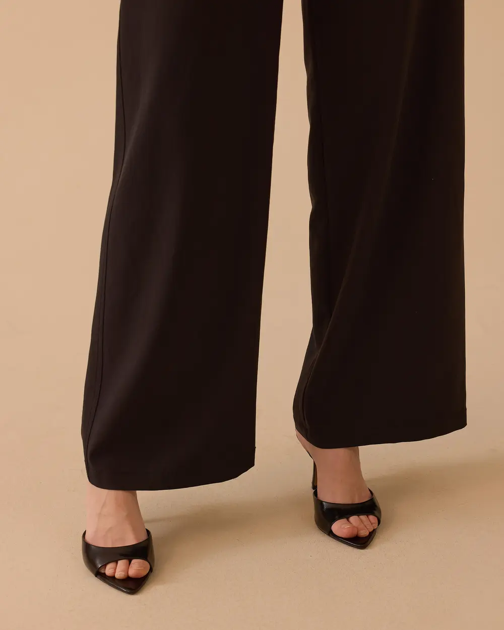 Normal Bel Geniş Paça Pantolon