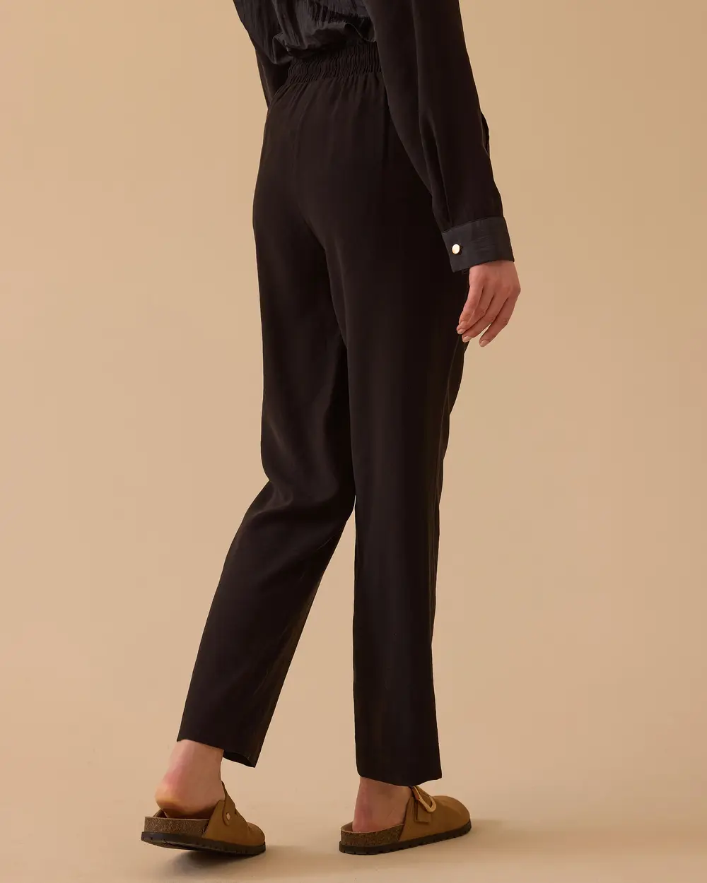 Lace-up Ankle Length Pants