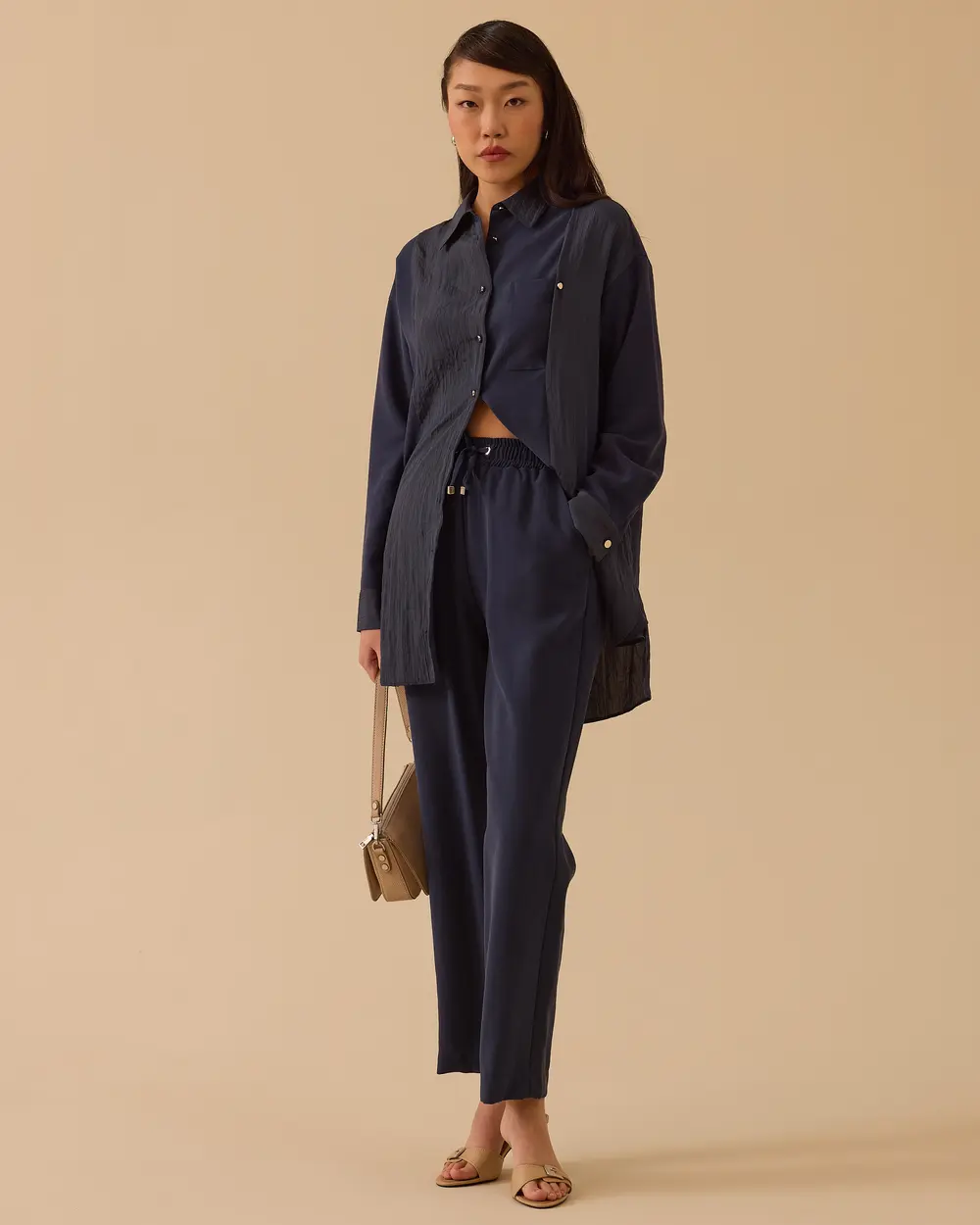 Bağcıklı Bilek Boy Pantolon