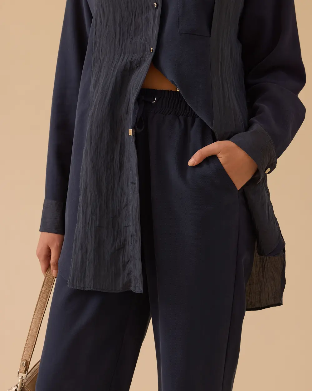 Bağcıklı Bilek Boy Pantolon