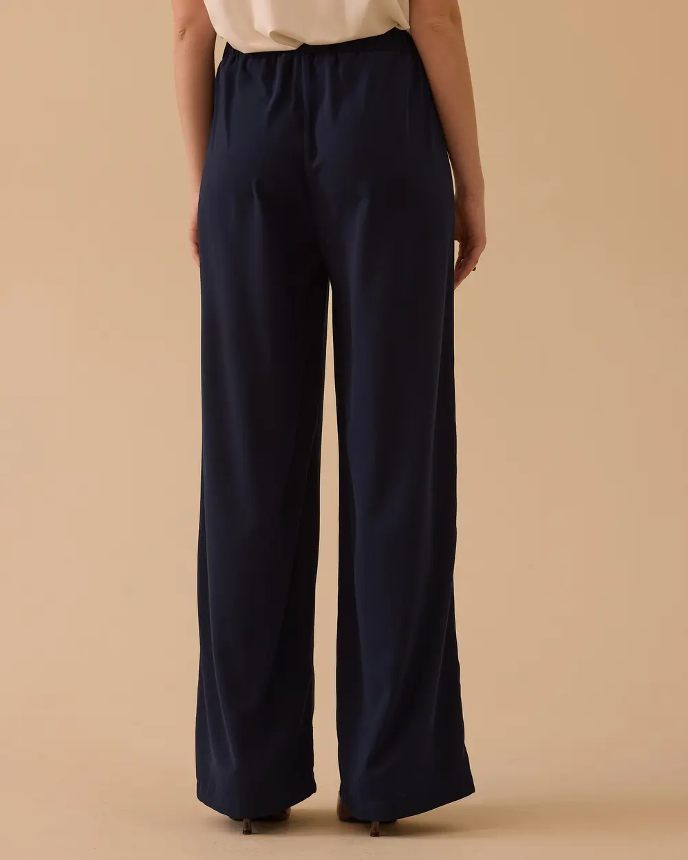 High Waist Wide Leg Full Length Pants