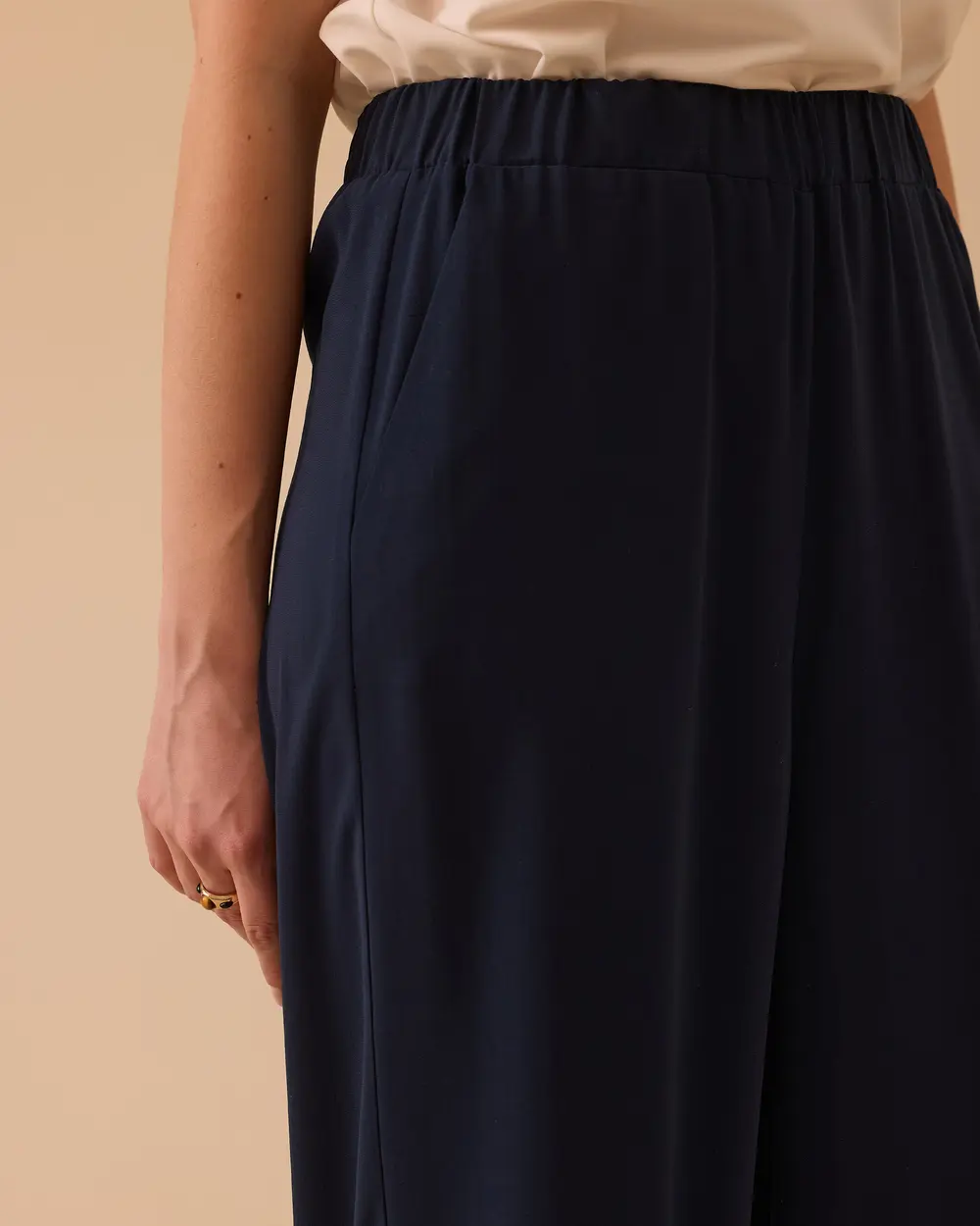 High Waist Wide Leg Full Length Pants