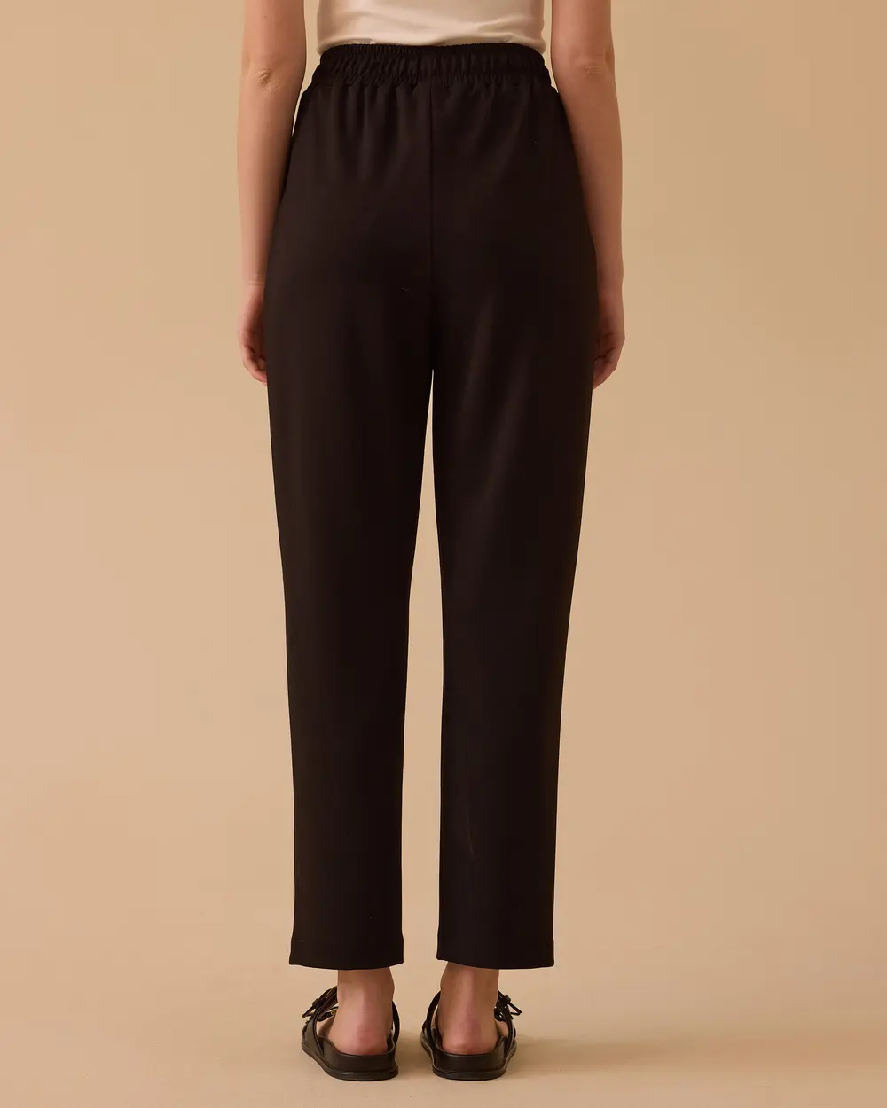 Elastik Bel Bilek Boy Pantolon