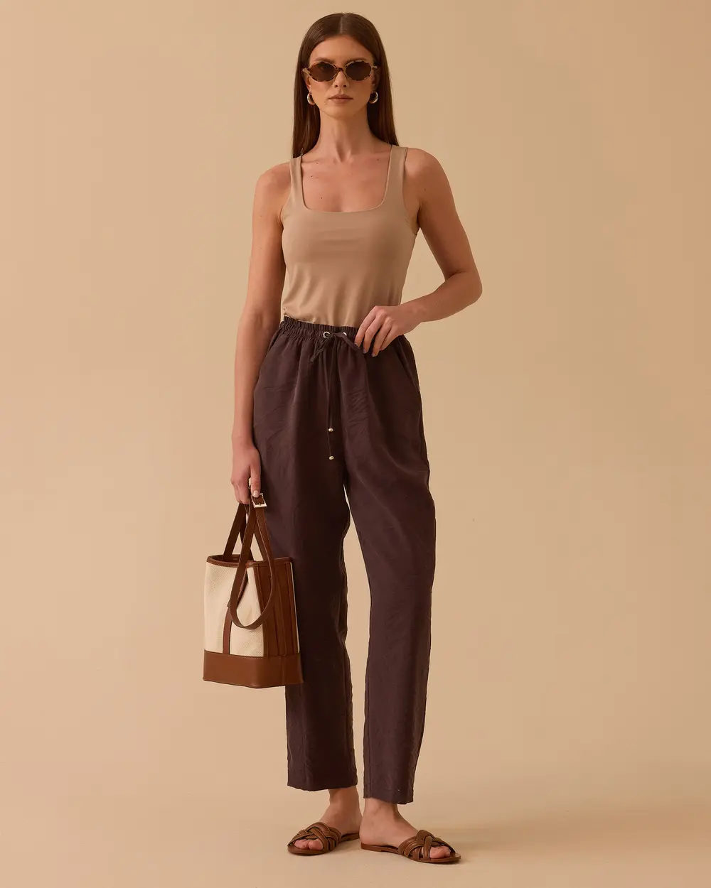Carrot Cut Modal Pants