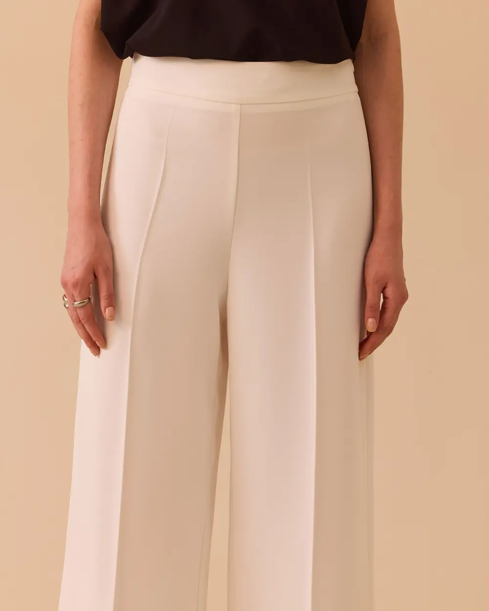 Berry High Waist Ankle Length Pants