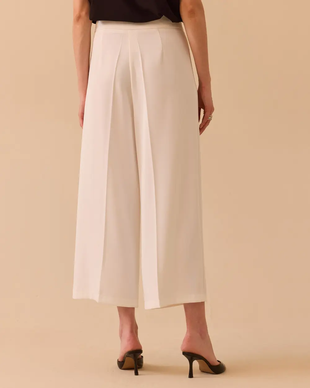 Berry High Waist Ankle Length Pants