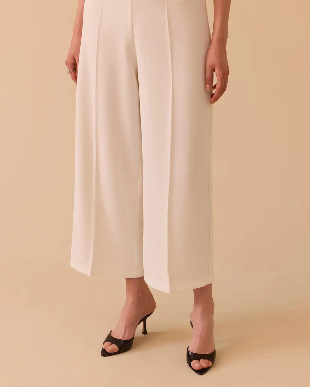 Berry High Waist Ankle Length Pants
