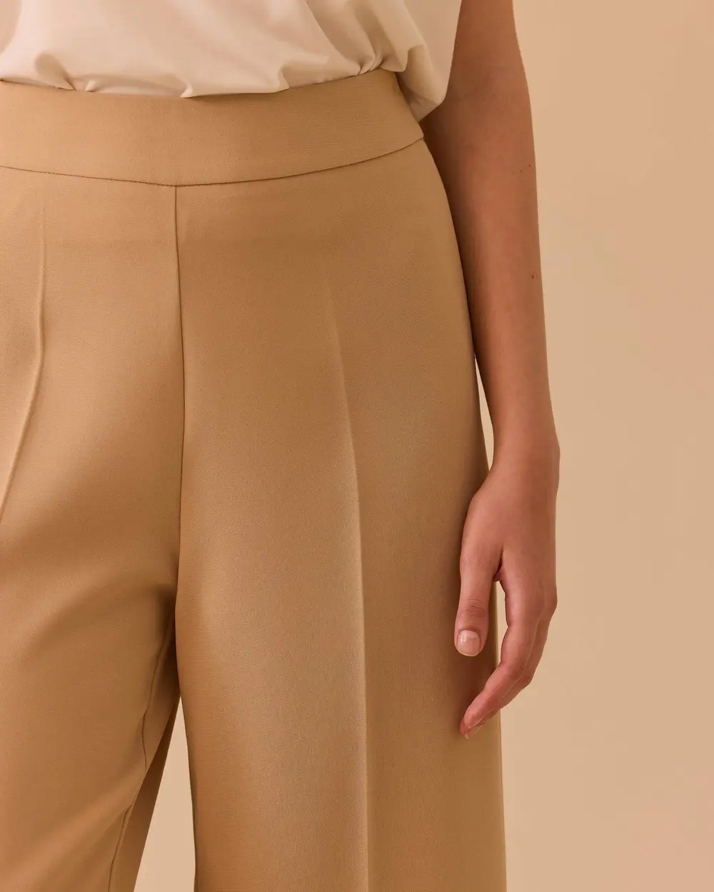 Berry High Waist Ankle Length Pants