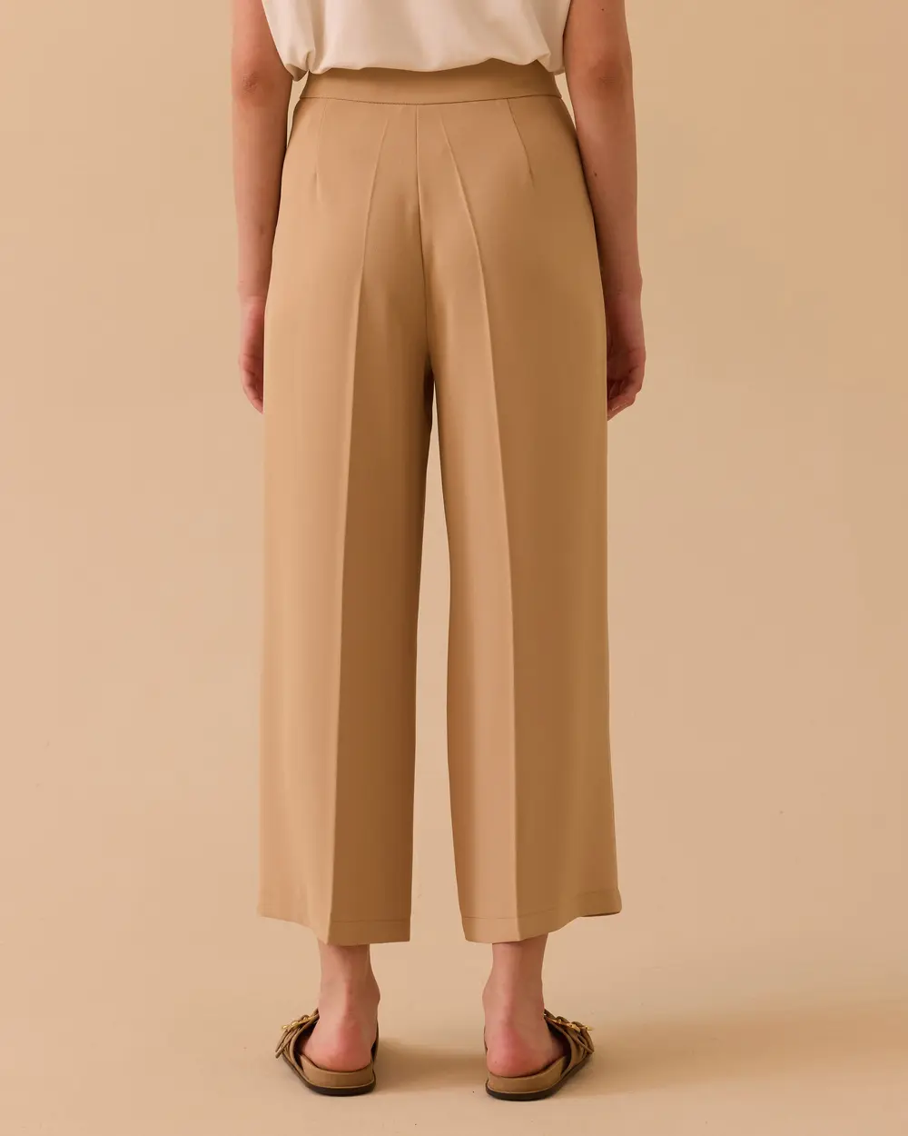 Berry High Waist Ankle Length Pants