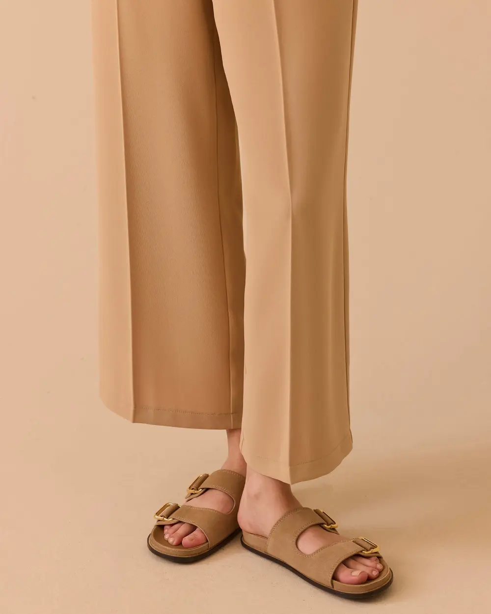Berry High Waist Ankle Length Pants