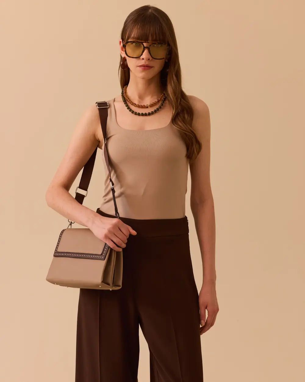 Berry High Waist Ankle Length Pants