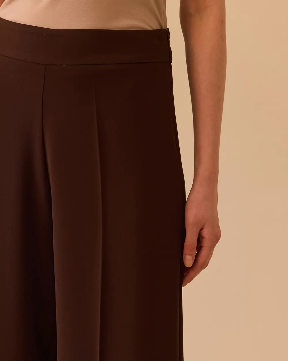 Berry High Waist Ankle Length Pants