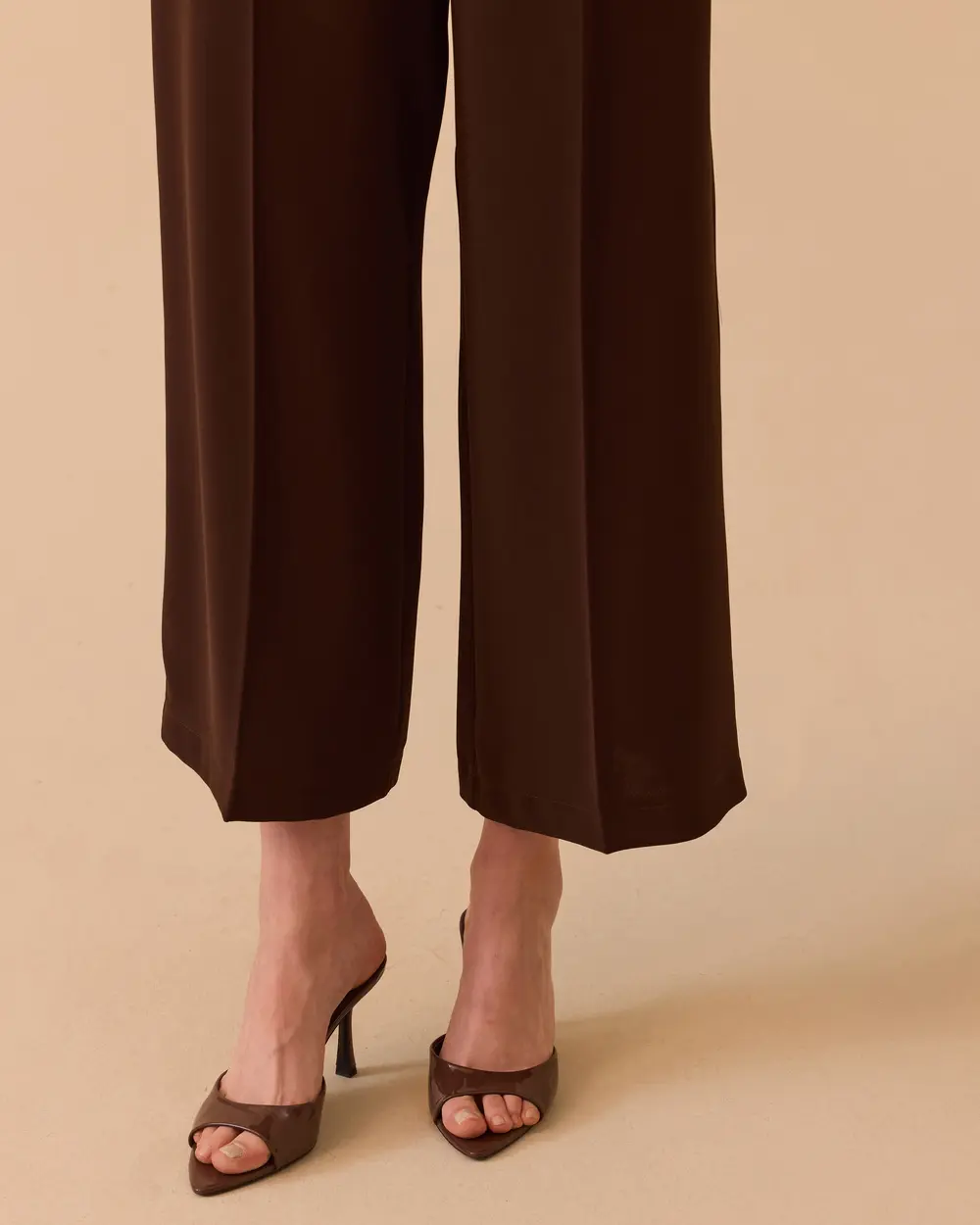Berry High Waist Ankle Length Pants